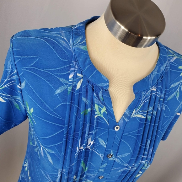 🆕️ Croft and Barrow Pleated Front Top - Sz MP - Picture 4 of 6